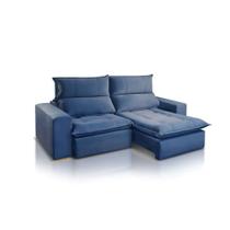 Sofá Retrátil e Reclinável York Luxo Linho 2.10m JC Estofados