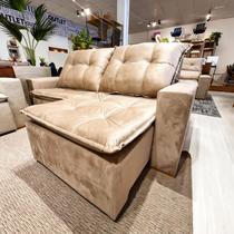 Sofá retrátil malaga mód 80 1,95 bege claro 164