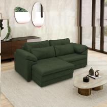 Sofá Retrátil Manual Sala de Estar Nolan Bipartido 250cm Conforto Premium em material sintético Manchado G58 - Gran Belo Sofá Retrátil Manual Sala de Estar Nolan Bipartido 250cm Conforto Premium em material sintético Manchado G58 - Gran Belo