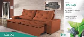 Sofá Retrátil Modulado Dallas 2,90 Chris Decor 071New