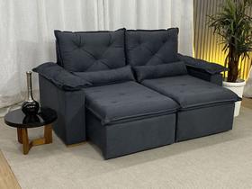 Sofá Retrátil Reclinável 1,80 m Cinza Chumbo 606 Athenas Premium Sofá Retrátil Reclinável 1,80 m Cinza Chumbo 606 Athenas Premium