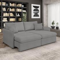 Sofá Retrátil Reclinável 2 Lugares 154cm Maili Bouclê K01 - D'Rossi