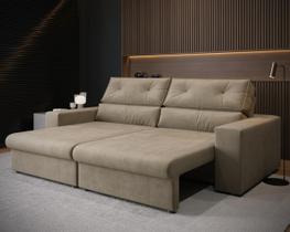 Sofá Retrátil Reclinável 2 Lugares Suede 1,60m Hera Sofá Retrátil Reclinável 2 Lugares Suede 1,60m Hera