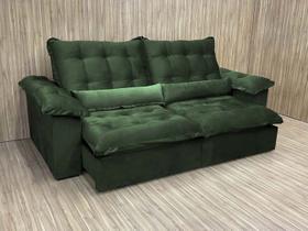 Sofá Retrátil Reclinável 2,00 m Verde 324 Florença Plus Sofá Retrátil Reclinável 2,00 m Verde 324 Florença Plus