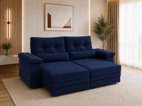 Sofa Retratil Reclinavel 200m Dubai Veludo Premium Sofa Retratil Reclinavel 200m Dubai Veludo Premium