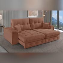 Sofá Retrátil Reclinável 230cm Istambul Yescasa