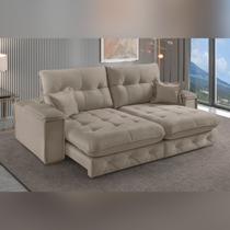 Sofá Retrátil Reclinável 290cm Istambul Yescasa