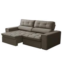 Sofá Retrátil Reclinável 3 Lugares 180cm Blanches F05 Veludo Castor - Mpozenato Sofá Retrátil Reclinável 3 Lugares 180cm Blanches F05 Veludo Castor - Mpozenato