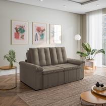 Sofá Retrátil Reclinável 3 Lugares 180cm Veludo com Molas Palmeira CabeCasa MadeiraOriginals Castor Sofá Retrátil Reclinável 3 Lugares 180cm Veludo com Molas Palmeira CabeCasa MadeiraOriginals Castor