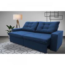 Sofá Retrátil Reclinável 3 Lugares 200cm Magnum Azul Sofá Retrátil Reclinável 3 Lugares 200cm Magnum Azul