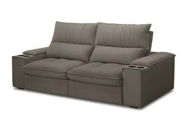 Sofá Retrátil Reclinável 3 Lugares 2,30 Bariloche Ferguile Tc 12001