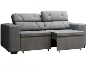 Sofá Retrátil Reclinável 3 Lugares Suede