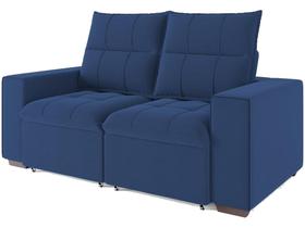 新作人気 Sofa 2 Lugares Retratil Reclinavel 180cm Azul Navy em 2人掛け・3人掛けソファ