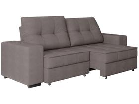 Sofá Retrátil Reclinável 4 Lugares Suede Moviment Artesano Linoforte