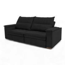 Sofá Retrátil Reclinável Casal 2 Lugares 2,30m California Veludo - Loja Sheep