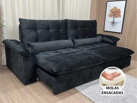 Sofá Retrátil Reclinável Confortável Elegante Aurora 2,30m Sofá Retrátil Reclinável Confortável Elegante Aurora 2,30m