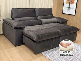 Sofá Retrátil Reclinável Elegante e Confortável Vergas Plus 2,30m
