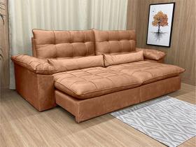 Sofá Retrátil Reclinável Luxo Conforto Aurora Vários Tamanhos e Cores