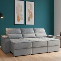 Sofa Retratil Reclinavel Munique 2,90M 3 Lugares - COLISEU