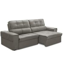 Sofá Retrátil Reclinável Para Sala 3 Lugares 250cm Samir F04 Veludo Marrom Claro - Lyam Decor Sofá Retrátil Reclinável Para Sala 3 Lugares 250cm Samir F04 Veludo Marrom Claro - Lyam Decor
