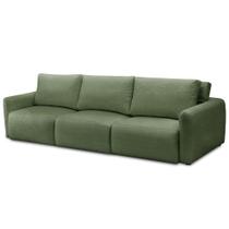 Sofá Retrátil Reclinável Para Sala 5 Lugares 345cm Egeu F04 Linho Verde - Lyam Decor Sofá Retrátil Reclinável Para Sala 5 Lugares 345cm Egeu F04 Linho Verde - Lyam Decor