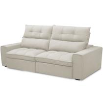 Sofá Retrátil Reclinável Para Sala de Estar Living 230cm Dimas F04 Veludo Bege - Lyam Decor Sofá Retrátil Reclinável Para Sala de Estar Living 230cm Dimas F04 Veludo Bege - Lyam Decor