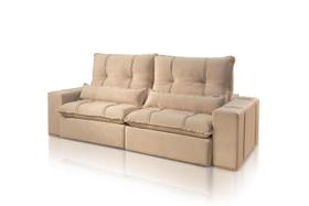 Sofá Retrátil Reclinável Riviera Veludo - 2.50 Metros