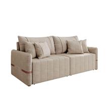 Sofá Retrátil Sem Caixa Com Almofadas Linho My Life Bex's