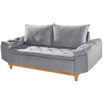 Sofa retro berlim - cinza