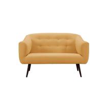 Sofá Retrô Noruega 2 Lugares - Amarelo Sofá Retrô Noruega 2 Lugares - Amarelo