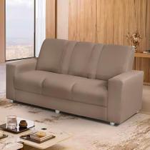 Sofá Roma 3 lugares Suede - Sofá Casa