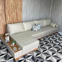 Sofá Rovere Retrátil 3 Módulos com Chaise Longue DIREITA* 3,75m