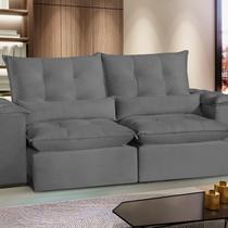 Sofá São Paulo Retrátil e Reclinável - Assento com Molas 210 Cm