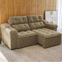 Sofá Sierra 260cm com Molas Ensacadas Retrátil e Reclinável Kappesberg Sofá Sierra 260cm com Molas Ensacadas Retrátil e Reclinável Kappesberg