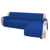 Sofá Slipcover Sofá secional Easy-Going em forma de L ClassicBlue