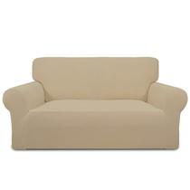 Sofá Slipcover Stretch Loveseat Lavável à Areia