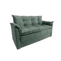 Sofá Small 3 Lugares Conforto 160cm Suede Bege Herrero Decor Sofá Small 3 Lugares Conforto 160cm Suede Bege Herrero Decor
