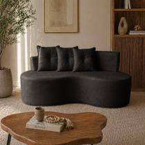 Sofá Sofisticado Curvo 2 Lugares Capri Sofá Sofisticado Curvo 2 Lugares Capri