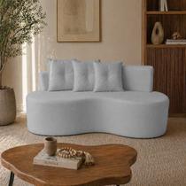 Sofá Sofisticado Curvo 2 Lugares Capri Sofá Sofisticado Curvo 2 Lugares Capri