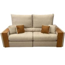 Sofá Sorrento 4 Lugares Retrátil e Reclinável Tecido Linho 230cm Innove Cor Bege Sofá Sorrento 4 Lugares Retrátil e Reclinável Tecido Linho 230cm Innove Cor Bege