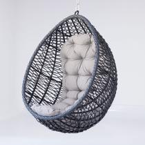 Sofá suspenso, sofá balanço em alumínio fibra sintética e almofada impermeável - Sarah Móveis
