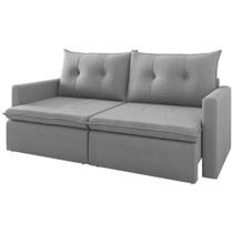 Sofá Taiwan 204cm - Cinza Claro