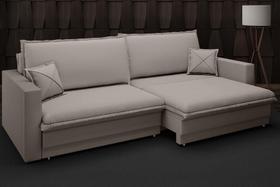 Sofá Tango 1,80m sem caixa, Retrátil e Reclinável Velosuede Marrom - NETSOFAS