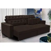 Sofá Texas 2.30m Retrátil e Reclinável