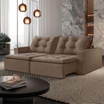 Sofá Texas Retrátil e Reclinável 220cm