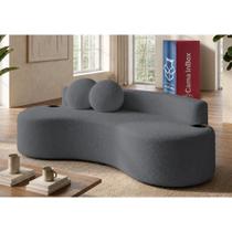 Sofá Veda. 1,88m Xpand Tech Tecido bouclê Cama inBox