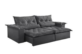 Sofá Ventura Retrátil e Reclinável 220m Movenzo Estofados