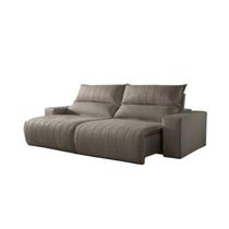 Sofá Viena Retrátil e Reclinável 230m Movenzo Estofados