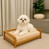 Sofazinho Pet Snoopy Madeira Com Colchonete - Bela Manu