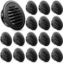 Soffit Vents Zonon, aço inoxidável, 4 polegadas, redondo, 18 peças, preto Soffit Vents Zonon, aço inoxidável, 4 polegadas, redondo, 18 peças, preto